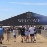Spectators arrive to enjoy The Open Golf at Royal Birkdale in Southport. Photo by Andrew Brown Stand Up For Southport