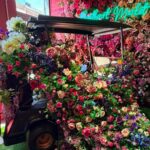 The flower caddy at Southport Market