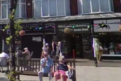 Kevin Clark Tobacconist on Lord Street in Southport. Photo by Google Instant Street View