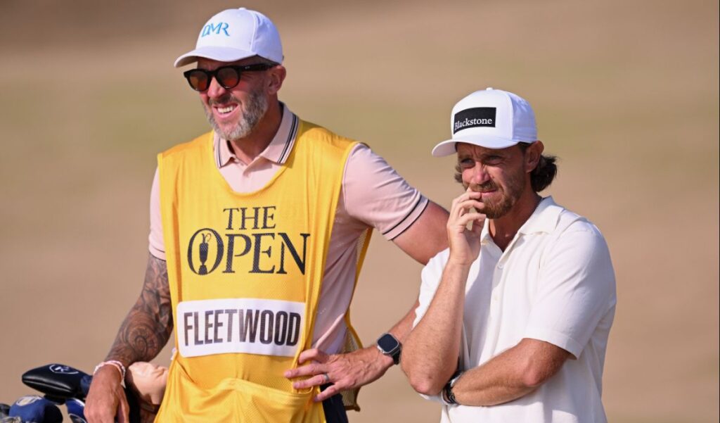 Tommy Fleetwood at The 154th Open Golf Championship at Royal Birkdale in Southport. Photo by The R&A