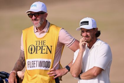 Tommy Fleetwood at The 154th Open Golf Championship at Royal Birkdale in Southport. Photo by The R&A