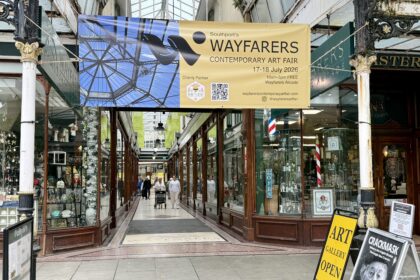 Wayfarers Arcade on Lord Street in Southport town centre will host the inaugural Wayfarers Contemporary Art Fair from Thursday 16th July to Saturday 18th July 2026. Photo by Andrew Brown Stand Up For Southport