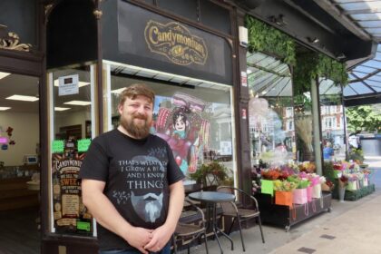 The Candymonium sweet shop owned by Anthiny Johnson has opened on Eastbank Street in Southport. Photo by Andrew Brown Stand Up For Southport