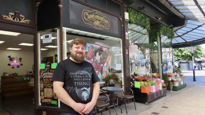 The Candymonium sweet shop owned by Anthiny Johnson has opened on Eastbank Street in Southport. Photo by Andrew Brown Stand Up For Southport