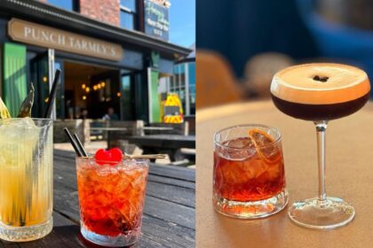 Cocktails at Punch Tarmey's Irish pub and The Grand on Lord Street in Southport