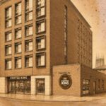 An artist's impression of the new Coffee King premium café on Myrtle Street in Liverpool city centre