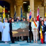 The Battle Of Mons commemoration in Southport. Photo by Andrew Brown Stand Up For Southport
