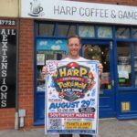 Nick McCoy the owner of HARP Coffee and Games is hosting the first Pokémon Card Show in Southport at Southport Market on Saturday, 29th August 2026. Photo by Andrew Brown Stand Up For Southport