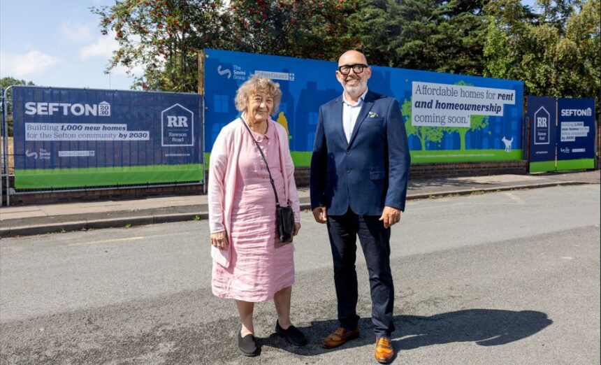 Cllr Paulette Lappin, Cabinet Member for Regeneration and Skills and James Flannery, Operations Director at