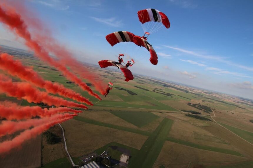 The Red Devils Parachute Display Team