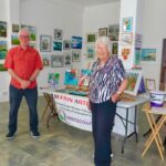 Sefon Artists have launched a Summer Exhibition and Sale at Wayfares Arcade in Southport. Artists Peter Jones and Veronica Haimes. Photo by Andrew Brown Stand Up For Southport