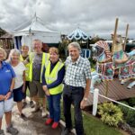 Southport U3A has created a fairground themed show garden at Southport Flower Show. Photo by Andrew Brown Stand Up For Southport