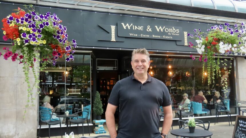 Wine & Words by Watson on Lord Street in Southport is owned by James and Portia Watson. Photo by Andrew Brown Stand Up For Southport