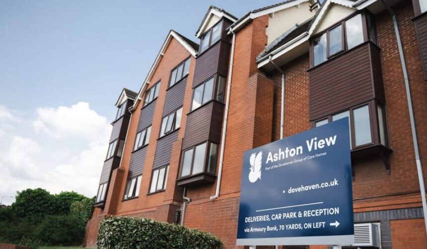 The Ashton View Care Homes in Wigan, part of the Dovehaven Group of Care Homes