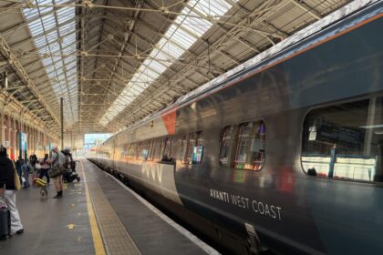 An Avanti West Coast train at Preston Train Station. Photo by Andrew Brown Stand Up For Southport