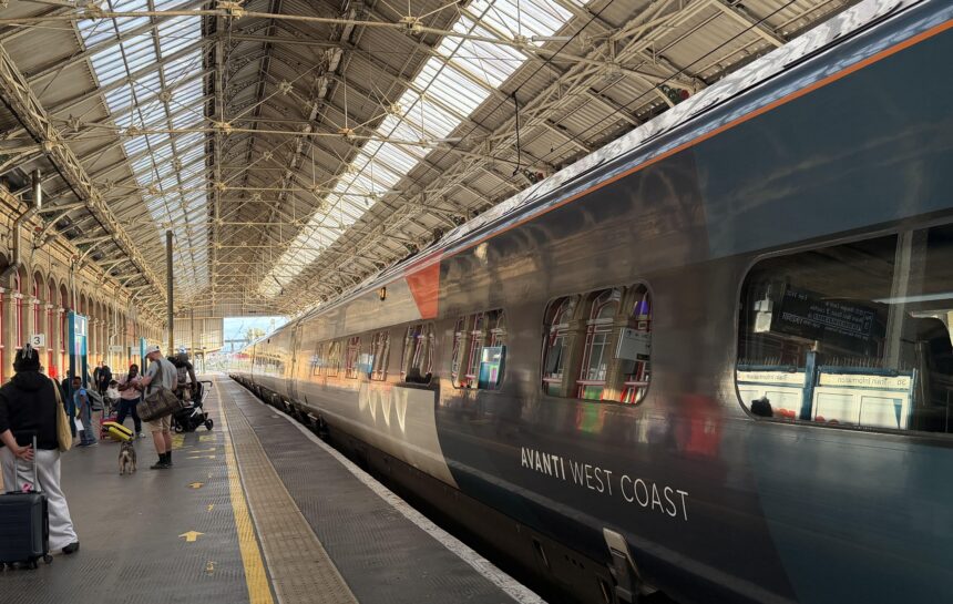 An Avanti West Coast train at Preston Train Station. Photo by Andrew Brown Stand Up For Southport