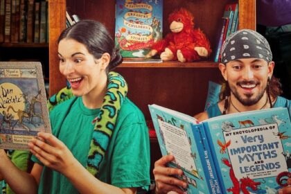 The Wondershelf at the Books Alive Festival in Southport