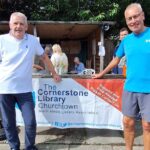 A 12-hour bowls marathon led by Derek Ainsworth (left) in Churchtown has raised more than three times its original fundraising target for Cornerstone Library