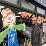 Southport artist Wendy Renilson (Craft Bird Creates) has created window art at local homes and businesses