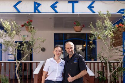 Cat and Mihaela Pascal are the new owners of Crete Taverna in Southport. Photo by Bertie Cunningham Southport BID