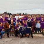 Michelle Foster led the Big Cricket Club Walk fundraiser in Southport. Photo by Michelle Foster