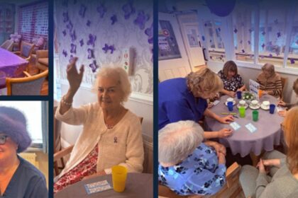 Dovehaven Care Homes went purple to mark World Alzheimers Day