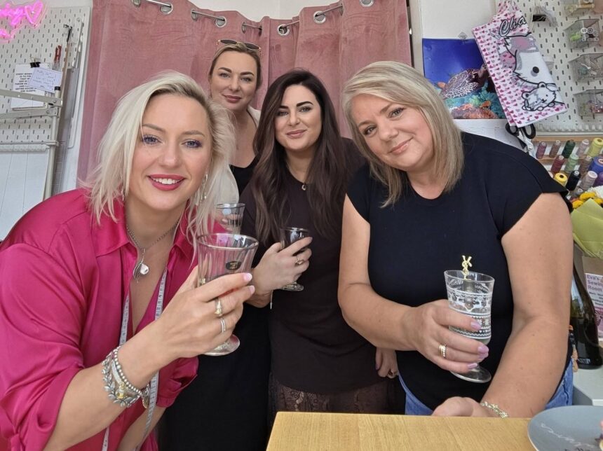 Eva Kubicka has celebrated the fifth birthday of Eva's Sewing Room in Southport
