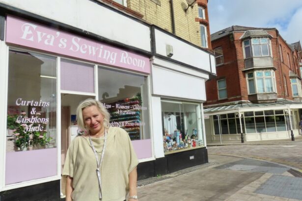 Eva's Sewing Room in Southport is owned by expert seamstress Eva Kubicka. Photo by Andrew Brown Stand Up For Southport