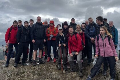 Colleagues and guests from Fletchers Solicitors have raised over £5,000 after completing the Keswick 3 Peaks Challenge