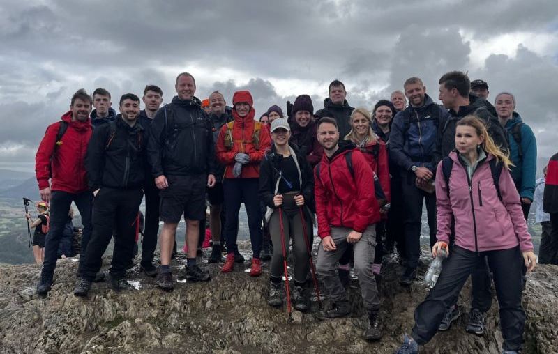 Colleagues and guests from Fletchers Solicitors have raised over £5,000 after completing the Keswick 3 Peaks Challenge