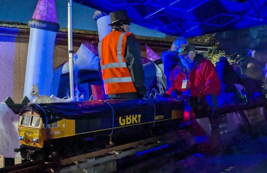 The Southport Model Engineering Ghost Train