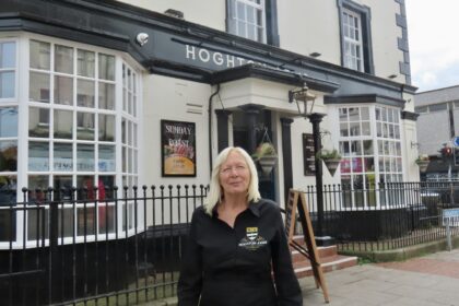 Ali Thompson at The Hoghton Arms pub in Southport. Photo by Andrew Brown Stand Up For Southport
