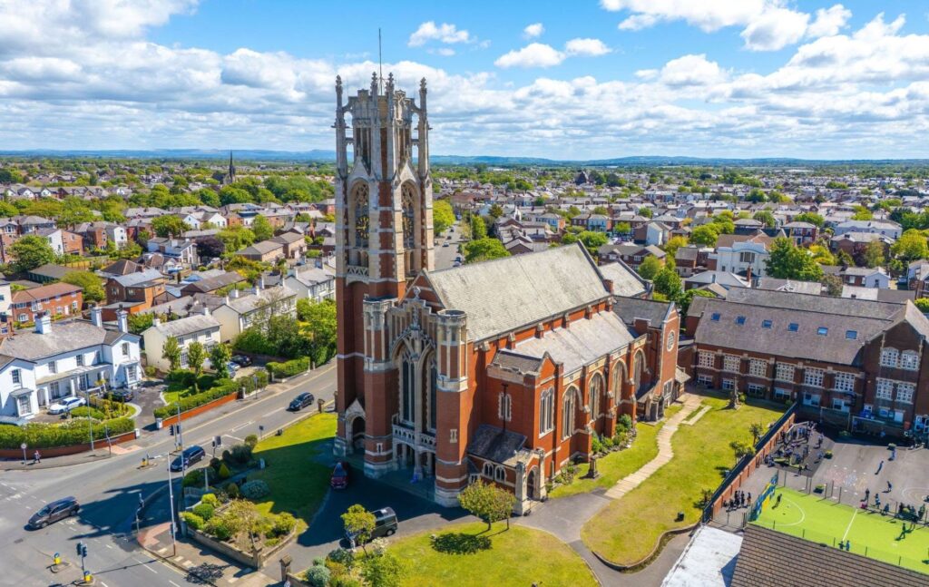 Hoky Trinity Church in Southport. Photo by Bertie Cunningham Southport BID