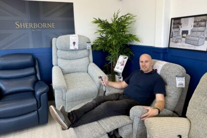 Chris Molloy at Recline by Molloys in Southport. Photo by Andrew Brown Stand Up For Southport