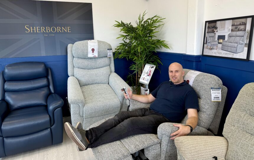 Chris Molloy at Recline by Molloys in Southport. Photo by Andrew Brown Stand Up For Southport