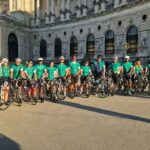 Lena Farnell and Clariece Warrior from Fletchers Solicitors completed a four-day cycling challenge from Salzburg to Vienna for the Frenkel Topping Charitable Foundation
