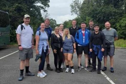 A team from United Legal Assistance in Southport climbed Snowdon to raise money for Liverpool Women's NICU