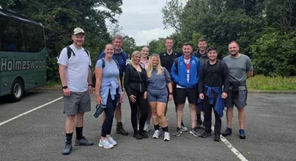 A team from United Legal Assistance in Southport climbed Snowdon to raise money for Liverpool Women's NICU