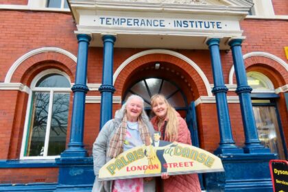 Ann and Cheryl Hindley at The Temperance Institute in Southport. Pghoto by Andrew Brown Stand Up For Southport