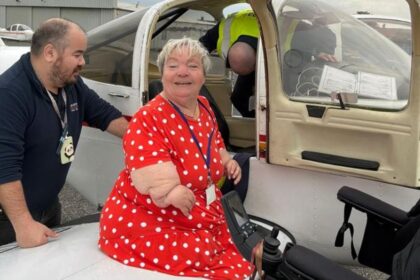 Southport campaigner and disability advocate Teresa Smith BEM is preparing to take to the skies on 3 October 2026 to raise £5,000 for neonatal vein viewers for Liverpool Womens Hospital