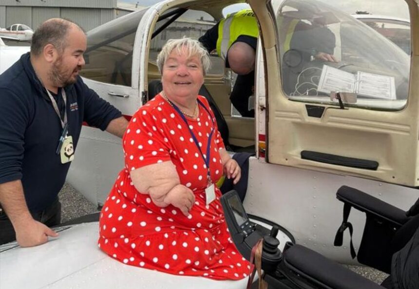 Southport campaigner and disability advocate Teresa Smith BEM is preparing to take to the skies on 3 October 2026 to raise £5,000 for neonatal vein viewers for Liverpool Womens Hospital