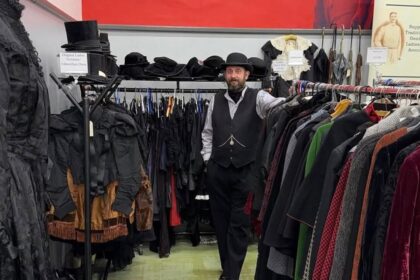 Enjoy a Victorian Clothes Pop-Up Display at Wayfarers Arcade in Southport organised by Sunday Best Vintage Clothing