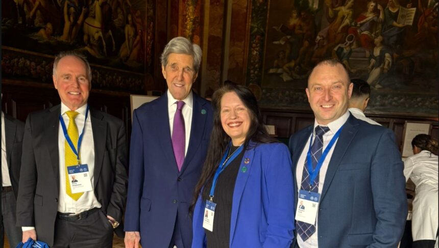 Philip Hargreaves - CEO Carbonbit (A Carbon Capture tech company based in North West) John Kerry - US Politician ( U.S. special presidential envoy for climate under President Joe Biden) Miranda Barker OBE DL - CEO RedCAT Group (Miranda Barker OBE (Chair) - RedCAT Group Alasdair Croft - Managing Director AMP EV (a Southport based EV charging company)