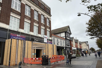 Work is taking place to create the new B&M store on Chapel Street in Southport town centre. Photo by Andrew Brown Stand Up For Southport