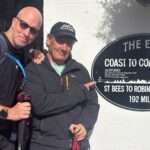 Alan Goadsby and John Duckworth have completed a coast to coast walk to raise funds for Elsie's Story, Alice's WonderDance and Bebe's Hive