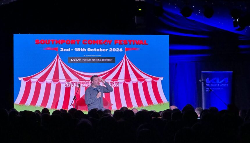 Jason Manford at Southport Comedy Festival. Photo by Brendan Riley