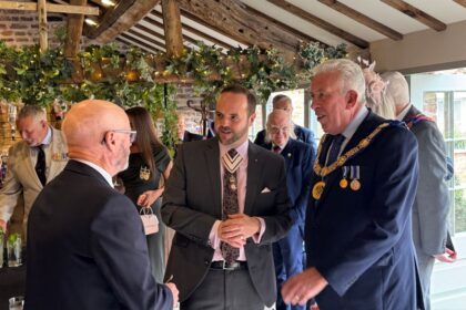 Veteran Jimmy Williams talks with Peter Oliver and Mark Matthews
