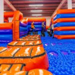 The new Inflata Nation attraction has opened at Ocean Plaza Leisure in Southport. Photo by Bertie Cunningham Southport BID