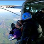 Jitka Wilson has completed a skydive for Queenscourt Hospice
