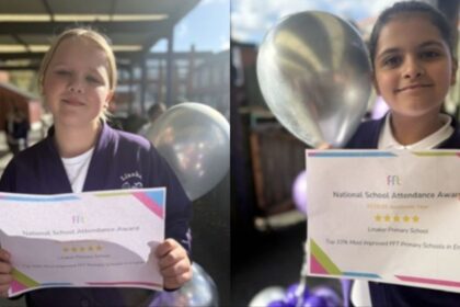 Linaker Primary School in Southport has won a national award for improving pupil attendance
